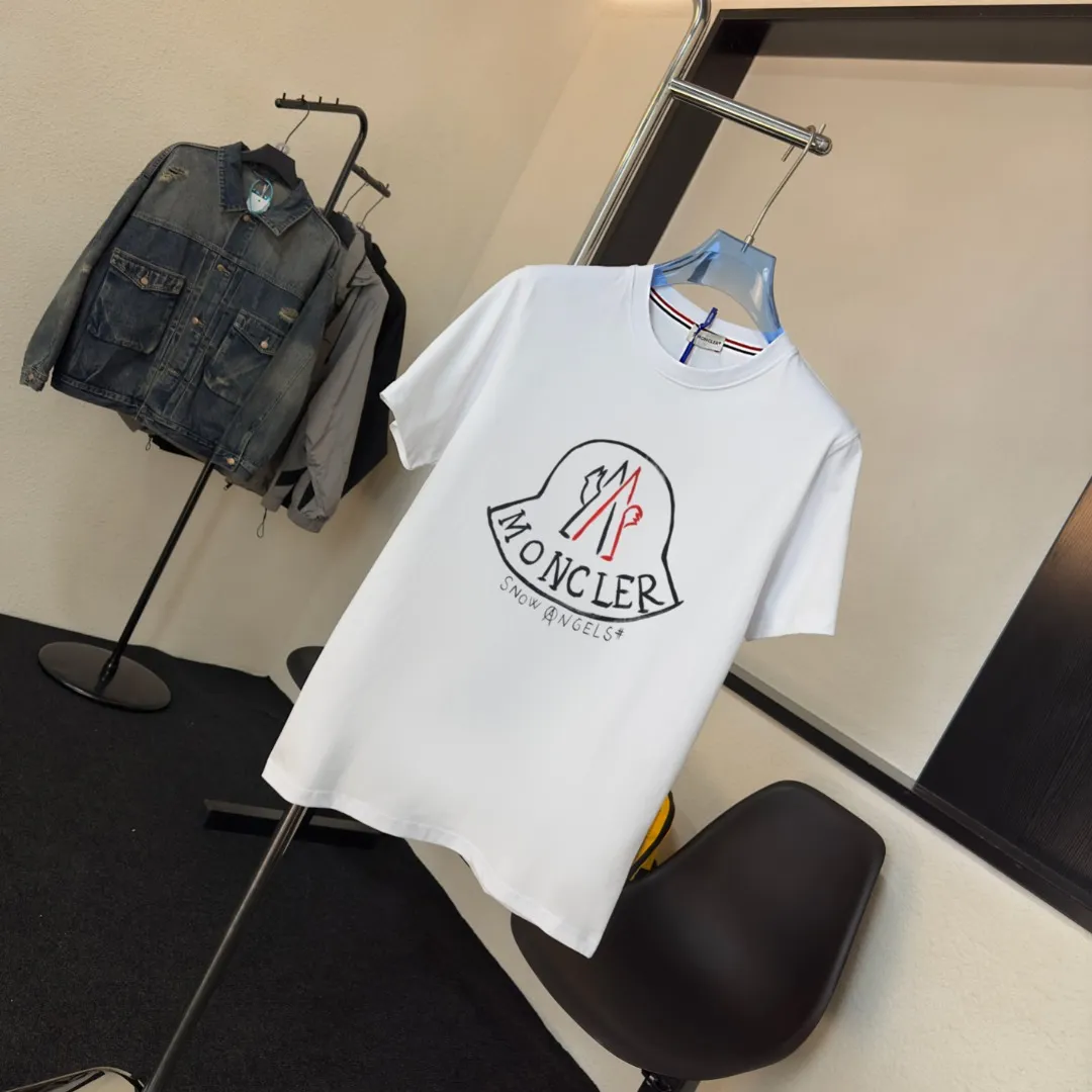 《 ~NFC ~ 》《Moncler~ 》2025New Arrival Quality T , Versatile Quality ！ ‼ 32 250G ‼ ， ， ， ， T 🤪 Sizes：S-M-L-XL-2XL ：Black，White， Same Style